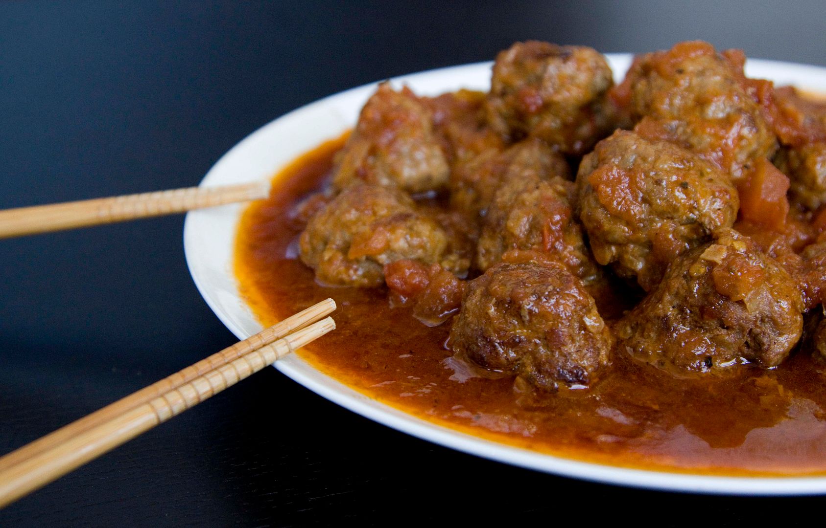 Food Makes Me Happy Store Bought Sauce Makeover Meatballs with Pasta